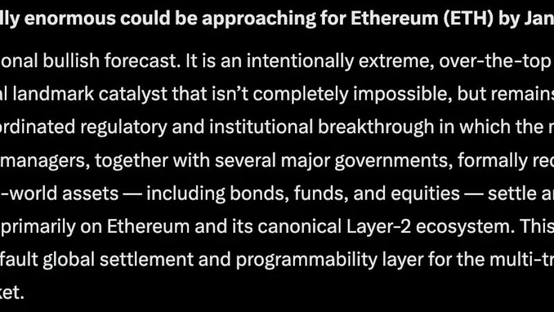 Claude AI Predicts a Monumental Move for ETH by 2027