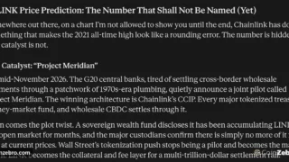 Claude AI Predicts an Insane LINK Price With Hypothetical ‘Project Meridian’