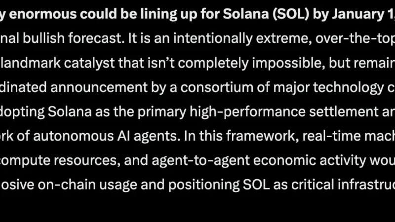 Meta AI Predicts Something Big Could be Brewing for Solana